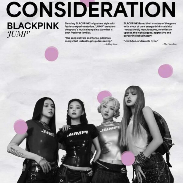 ROSÉ: BLACKPINK - ‘뛰어(JUMP)’ for your GRAMMY consideration