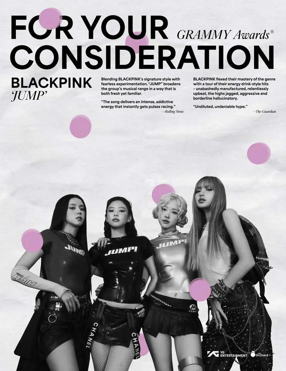 ROSÉ: BLACKPINK - ‘뛰어(JUMP)’ for your GRAMMY consideration