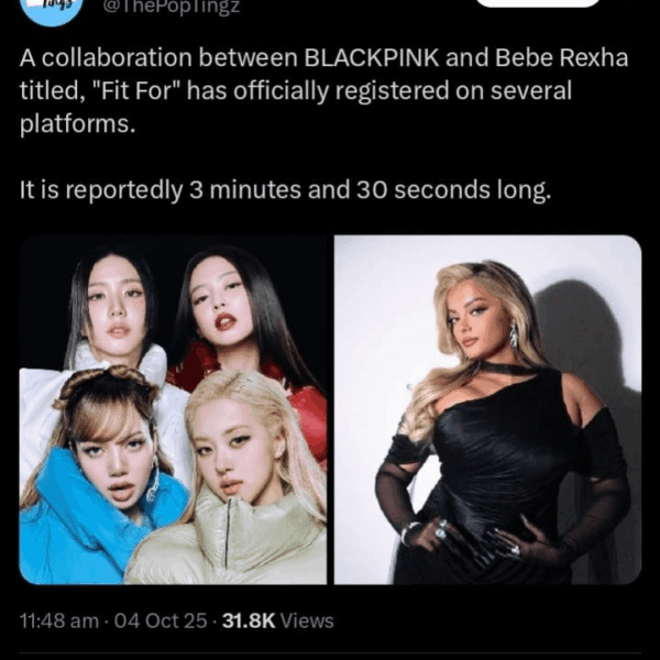 251004-Blackpink has officially registered a comeback featuring Bebe Rexha
