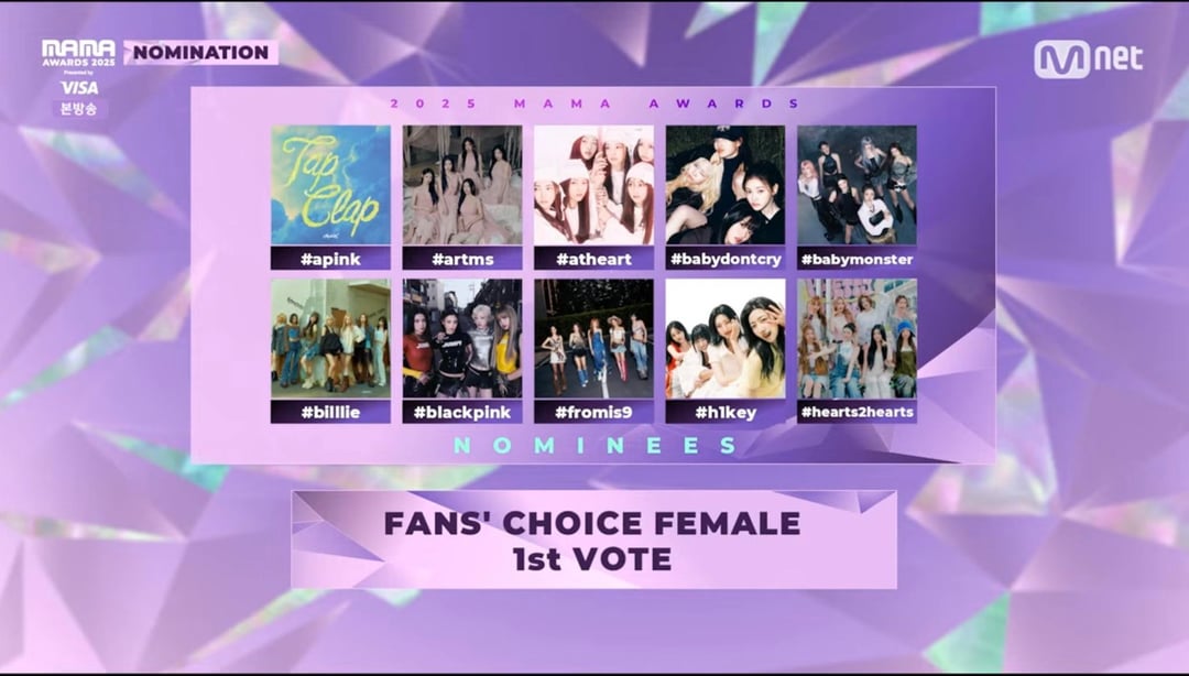 251016 BLACKPINK, JISOO, JENNIE & ROSÉ have been nominated in 10 CATEGORIES at the 2025 MAMA AWARDS including ‘SONG OF THE YEAR’ & ‘ARTIST OF THE YEAR’!