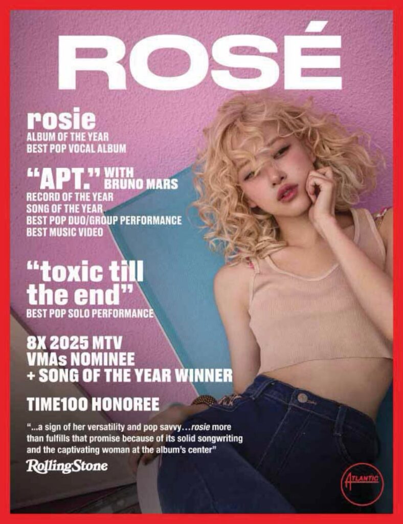 251014 ROSÉ - 2026 GRAMMYs “For Your Consideration” Banners