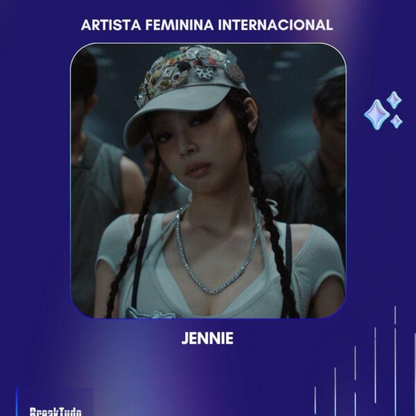251118 JENNIE wins ‘International Female Artist’ at the BreakTudo Awards 2025!