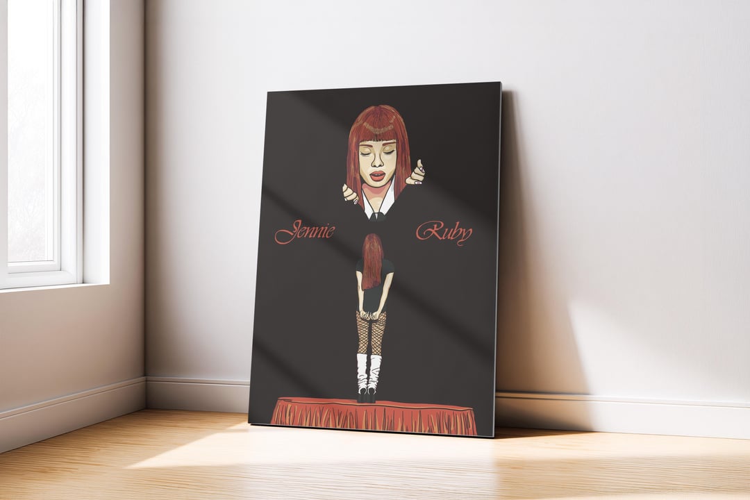 Hand drawn fan art inspired by Jennie Ruby era