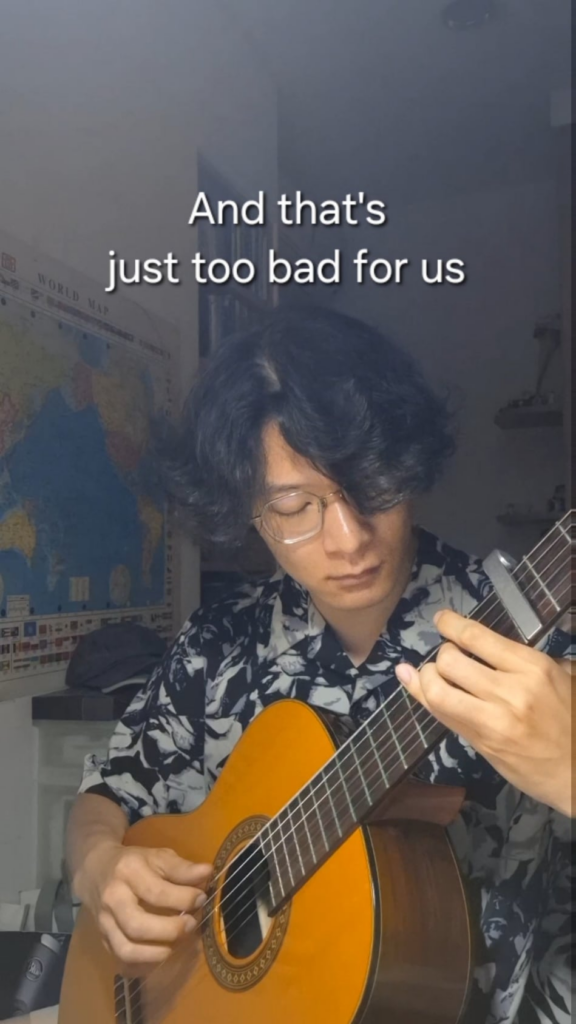 Rosé - too bad for us (classical guitar cover) [OC]