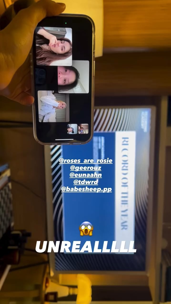 251107 ROSÉ IG Story Update