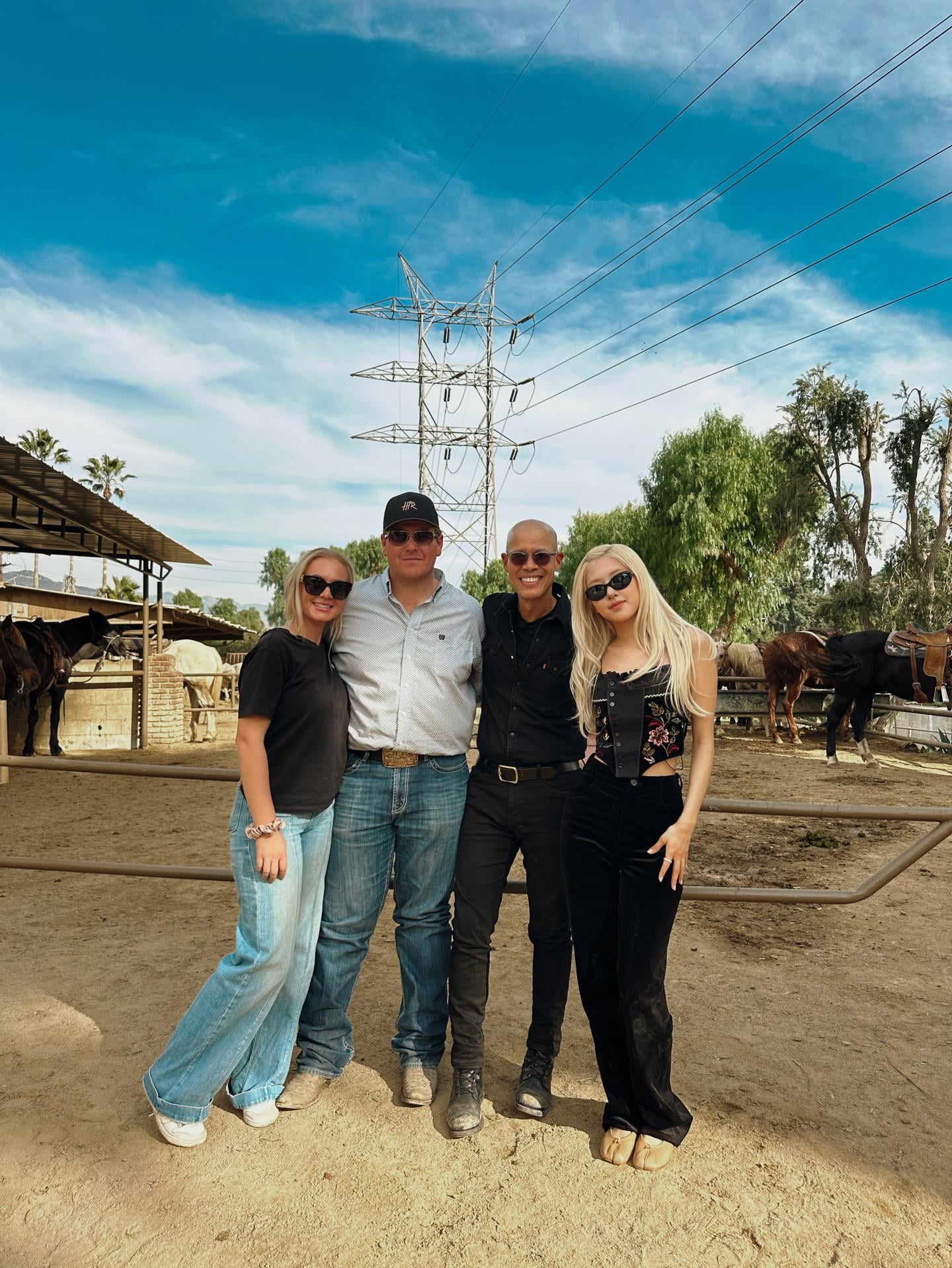ROSÉ behind the scenes for CBS Mornings