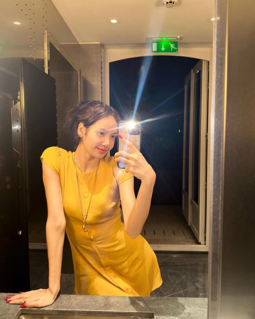 Lisa mirror selfie