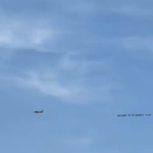 251122 ROSÉ Welcome Aerial Banner | BLACKPINK World Tour [DEADLINE] Bulacan