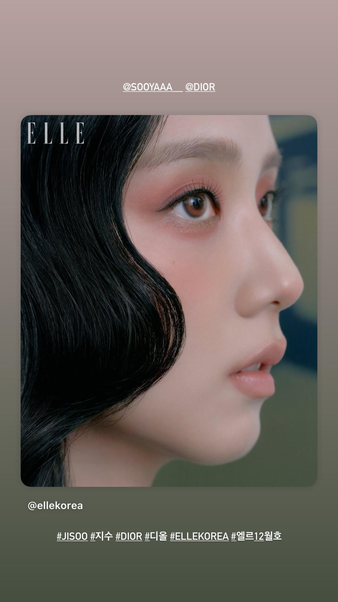 Jisoo (BLISSOO) IG Story Update