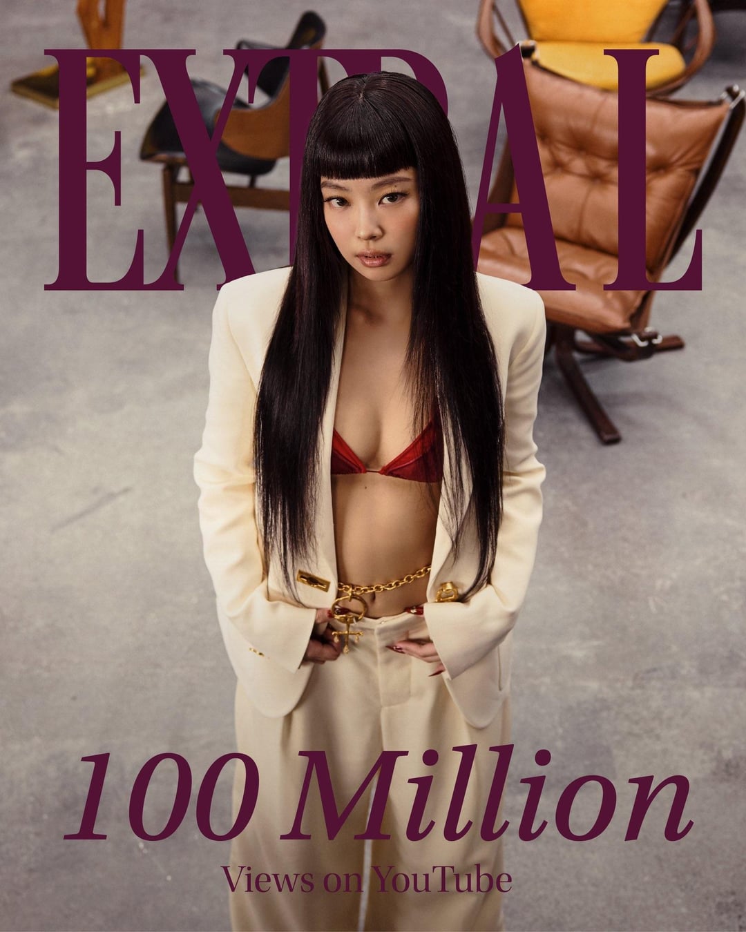 251103 JENNIE & Doechii - ExtraL (Official Video) hits 100 MILLION VIEWS on Youtube! [Official Posters]