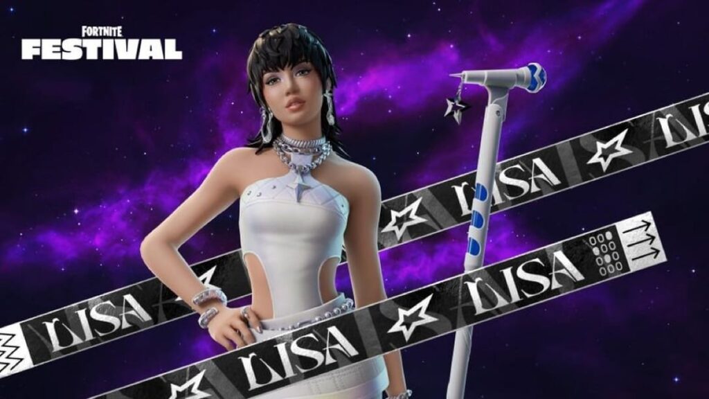 251124 LISA X FORTNITE - skins, backbling, microphone - available november 29th