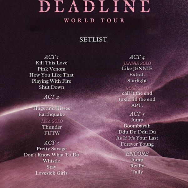 251123 BLACKPINK 'DEADLINE' World Tour Setlist in Bulacan Day 2