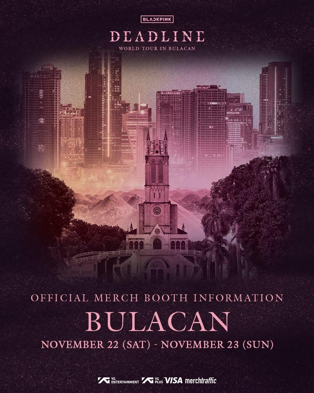 251117 BLACKPINK WORLD TOUR [DEADLINE] IN BULACAN OFFICIAL MERCHANDISE