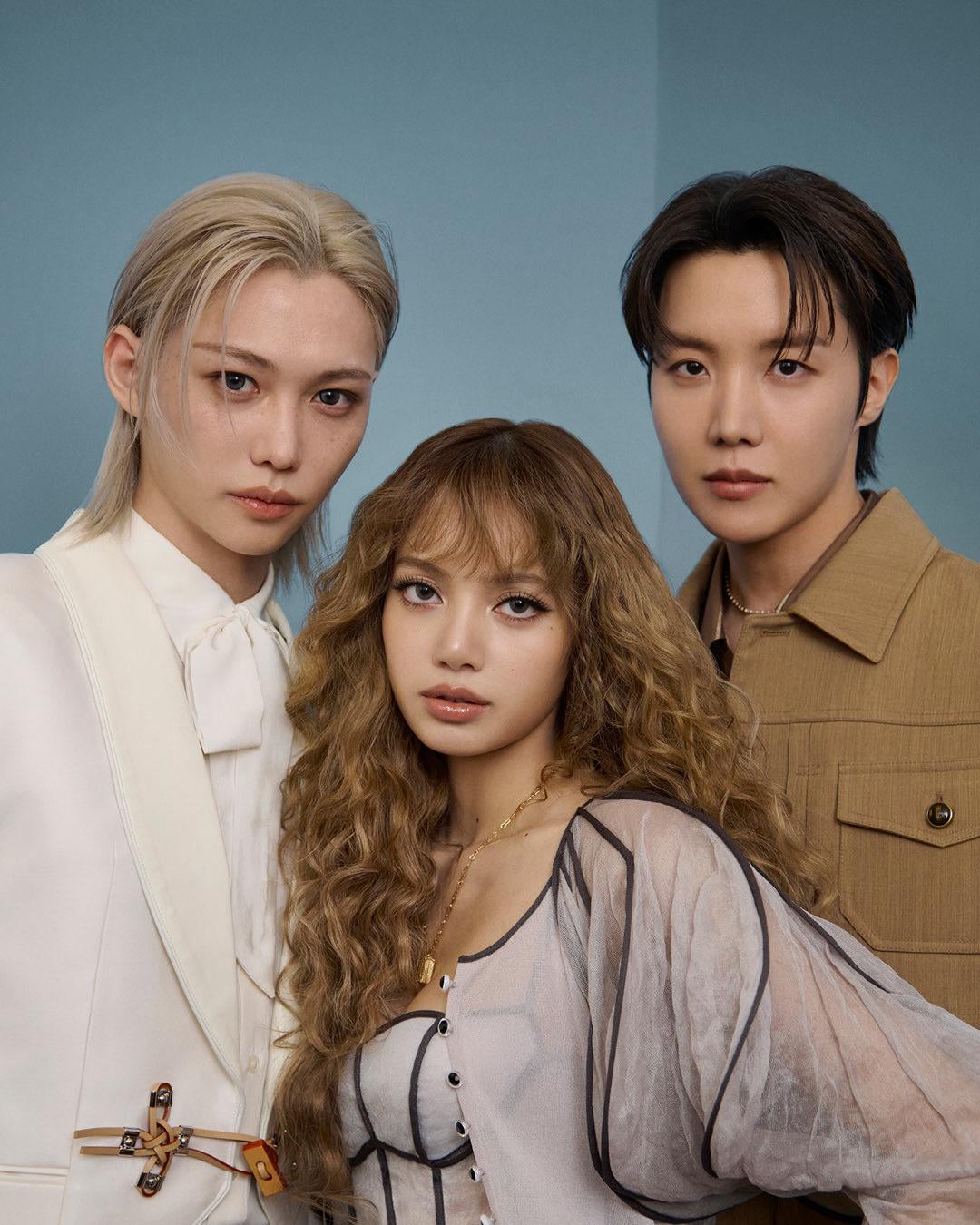 251206 Lisa w/ Felix & J-hope for LOUIS VUITTON
