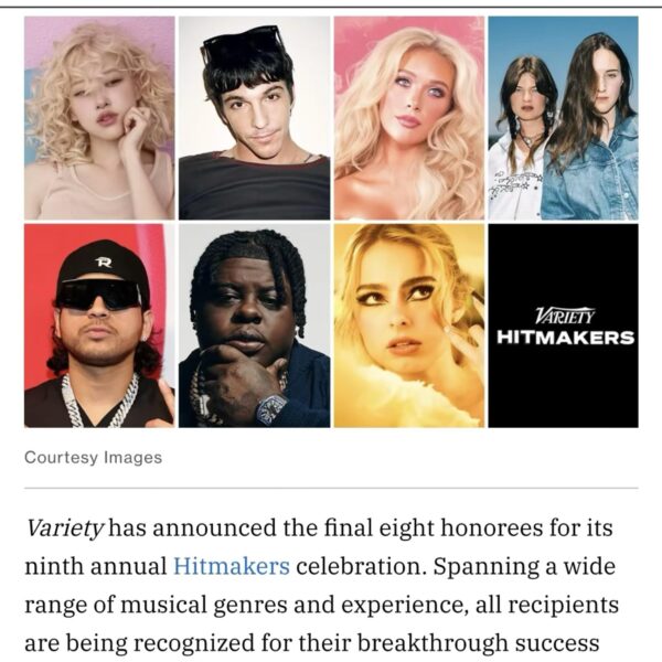 ROSÉ has been named Variety's Global Hitmaker of the Year!