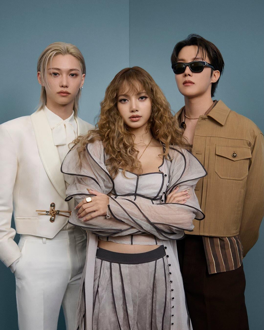 251206 Lisa w/ Felix & J-hope for LOUIS VUITTON