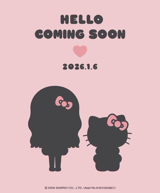 251229 Jisoo x Hello Kitty | Coming January 6th