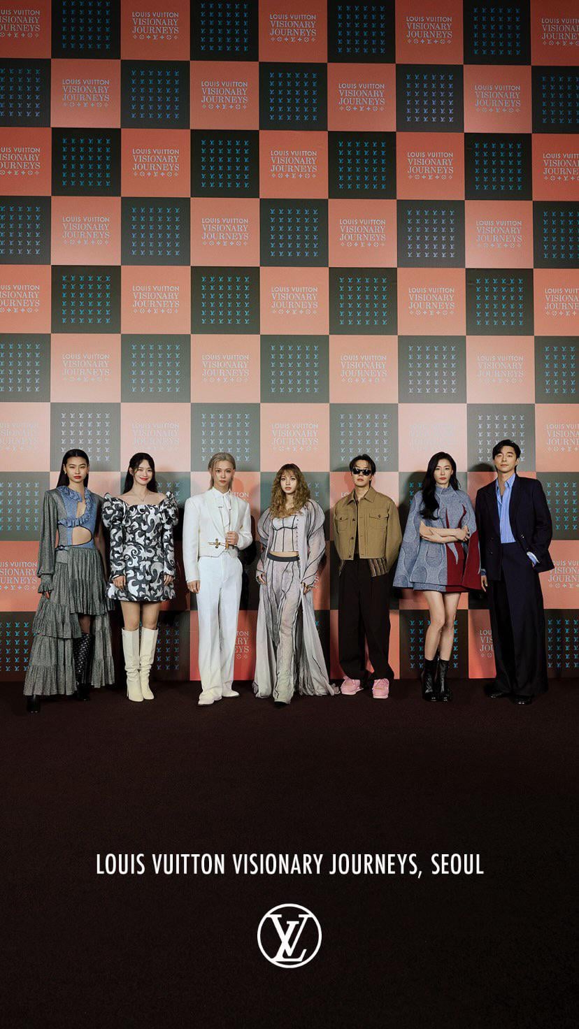 251205 Lisa for LOUIS VUITTON w/ Hoyeon, Shi Min Ah, Felix, J-hope, Jun Ji-hyun, and Gong-Yoo