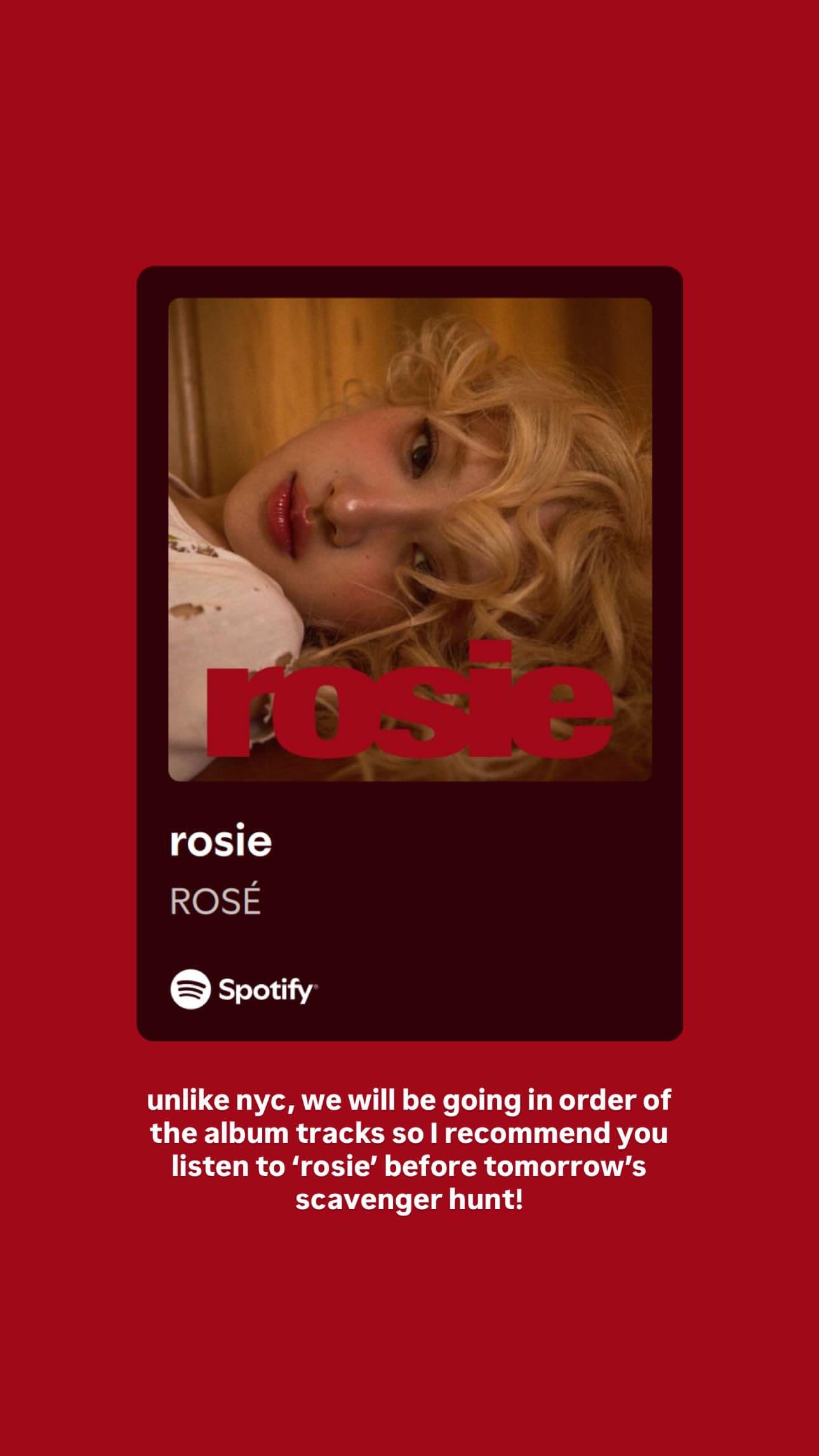 251208 ROSÉ (vampirehollie) IG Story Update