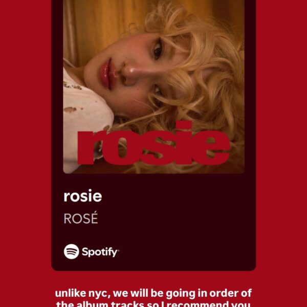 251207 Rosé (vampirehollie) IG Story Update