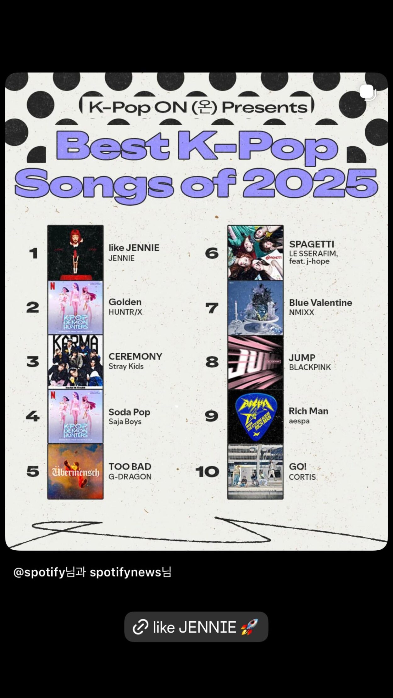 251209 Jennie (ODDATELIER) IG Story Update