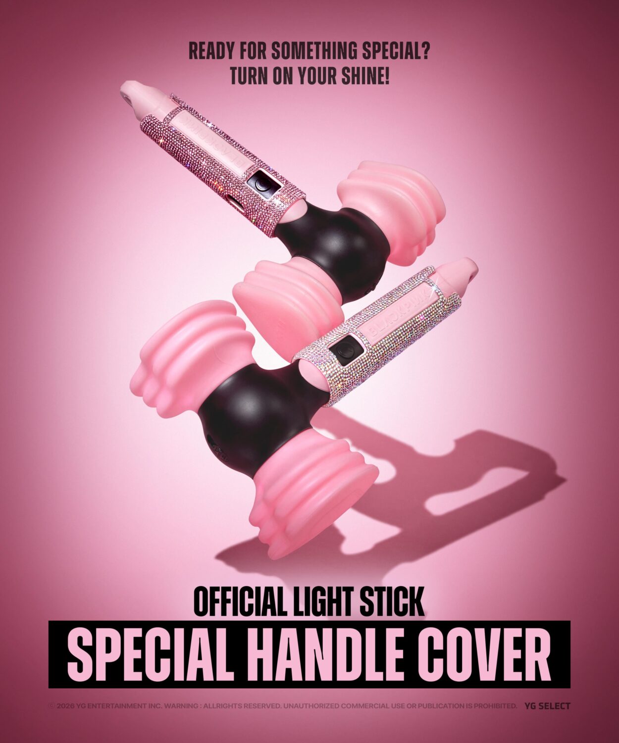 260109 BLACKPINK OFFICIAL LIGHT STICK SPECIAL HANDLE COVER | Coming Soon