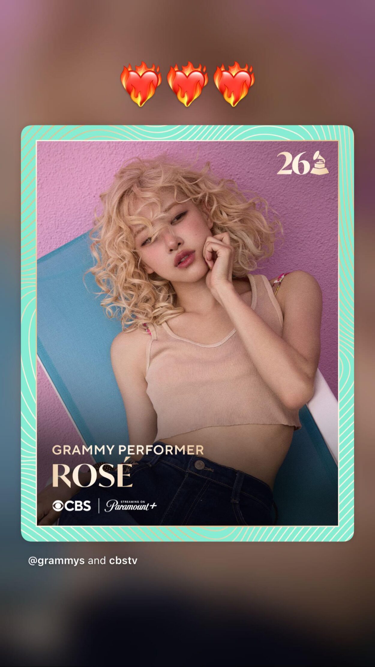 260130 Rosé IG Story Update