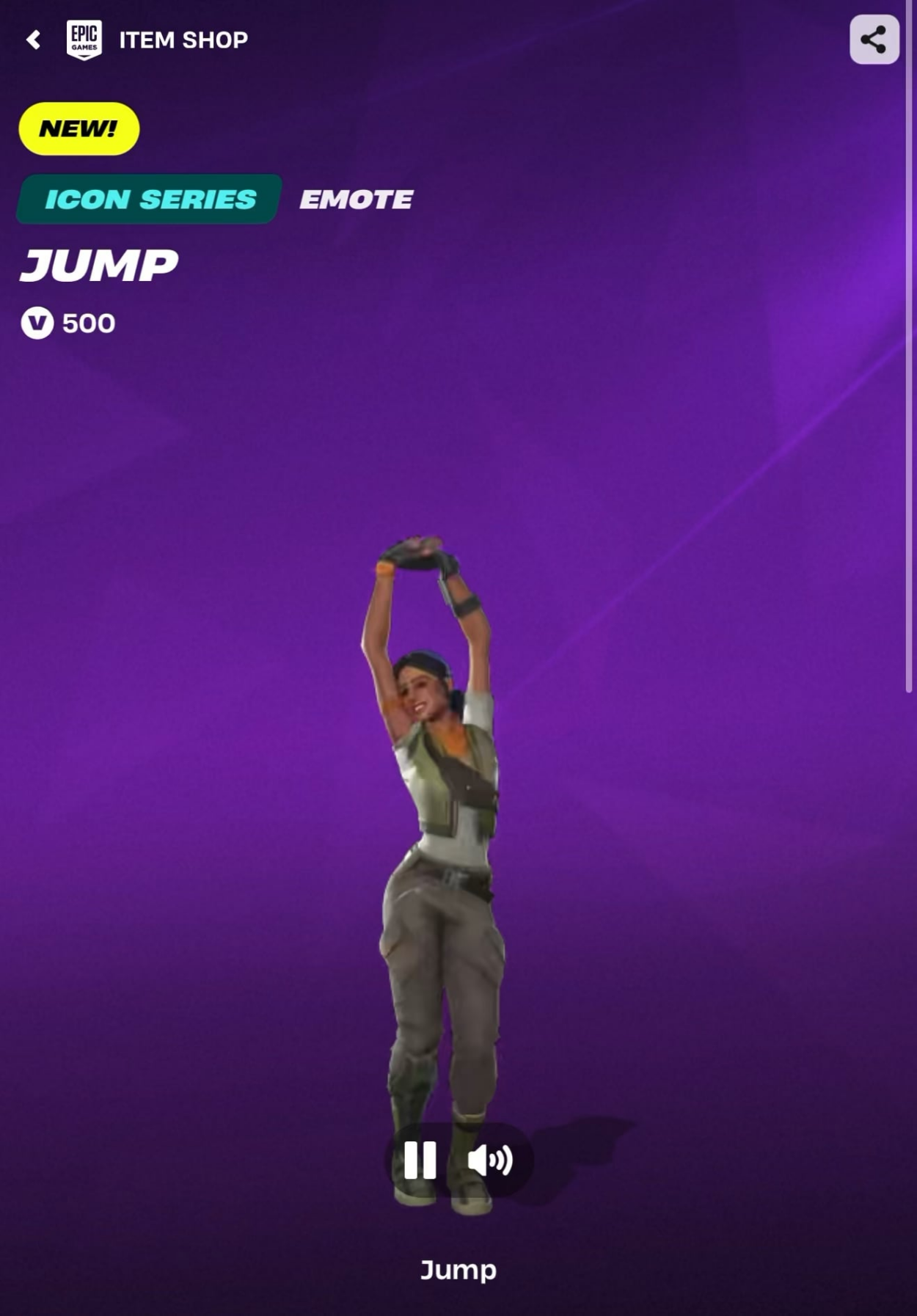 260118 BLACKPINK x Fortnite “JUMP” new emote
