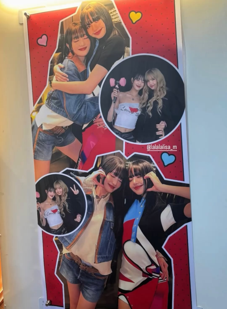 260102 i-dle’s MINNIE sent Lisa a food truck to the set of ‘TYGO’