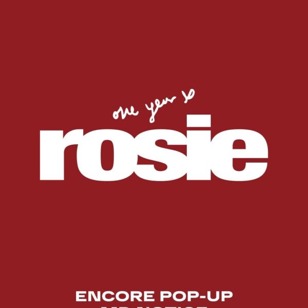 ROSÉ Encore Pop-up in Seoul 'one year of rosie' OFFICIAL MERCH LINE-UP