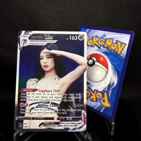 Made pokémon inspired BLACKPINK Photocards for all the members! 🩷🖤