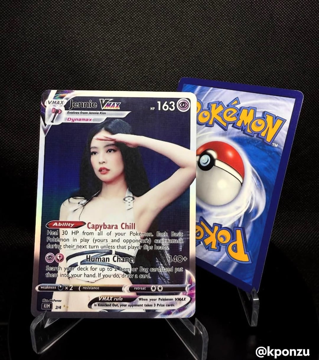 Made pokémon inspired BLACKPINK Photocards for all the members! 🩷🖤