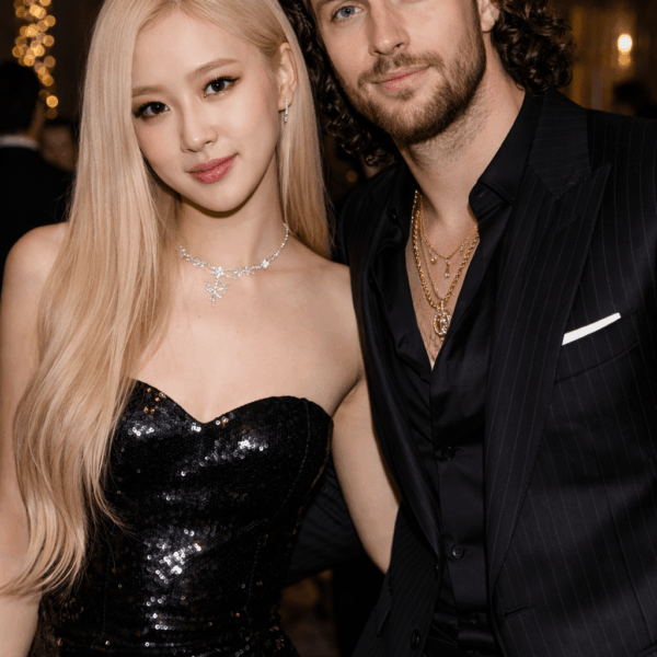 260119 Rosé w/ Aarong Taylor-Johnson @ Ralph Lauren after party