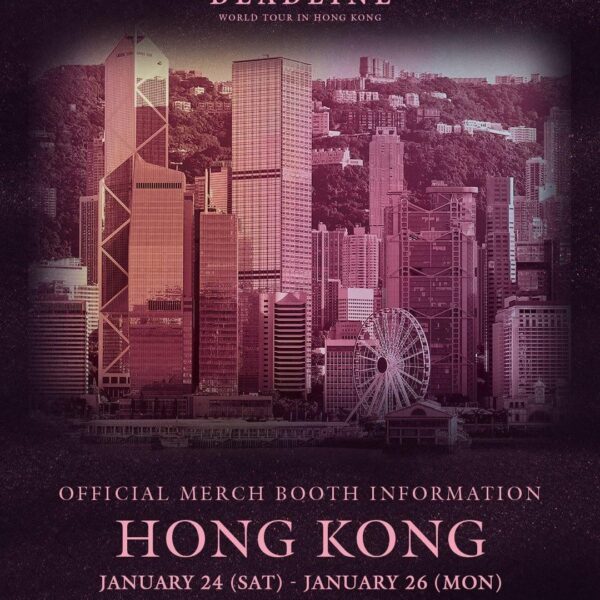 260120 BLACKPINK WORLD TOUR [DEADLINE] IN HONG KONG OFFICIAL MERCHANDISE