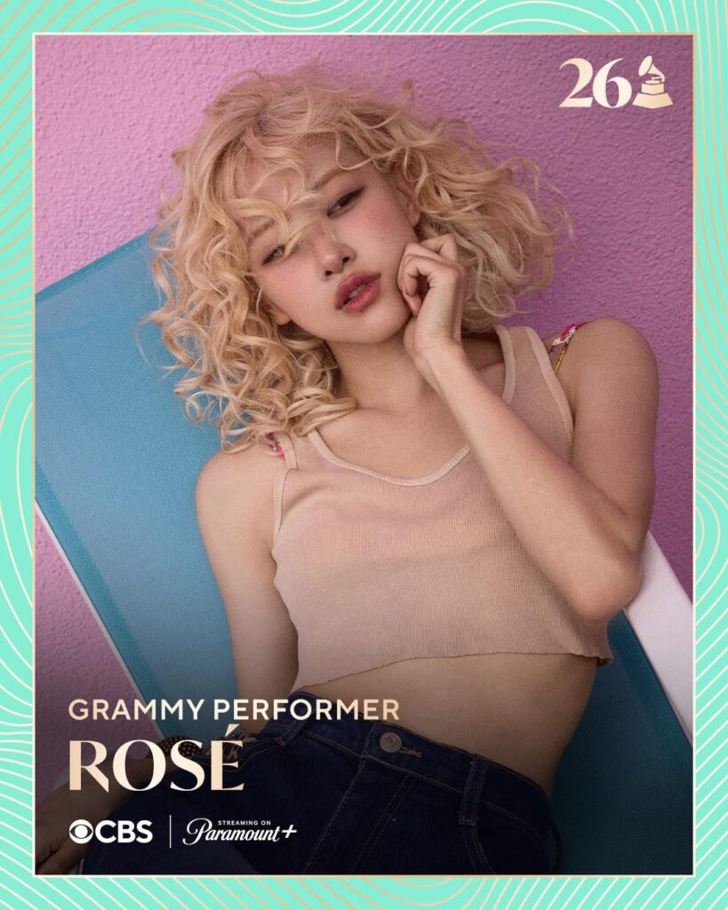 260129 ROSÉ to perform at The 68th Annual Grammy Awards on February 1st!