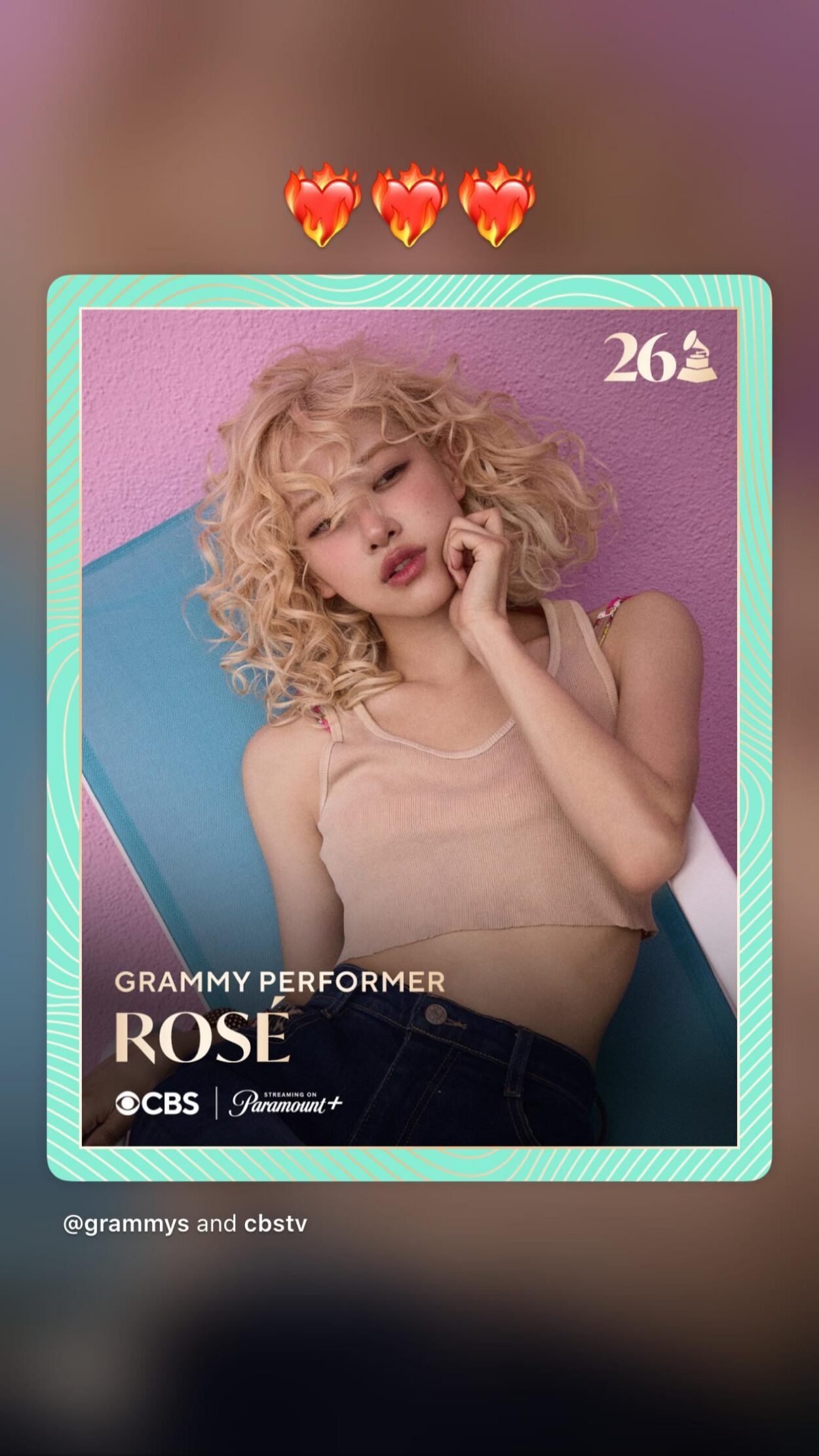 260130 ROSÉ IG Story Update