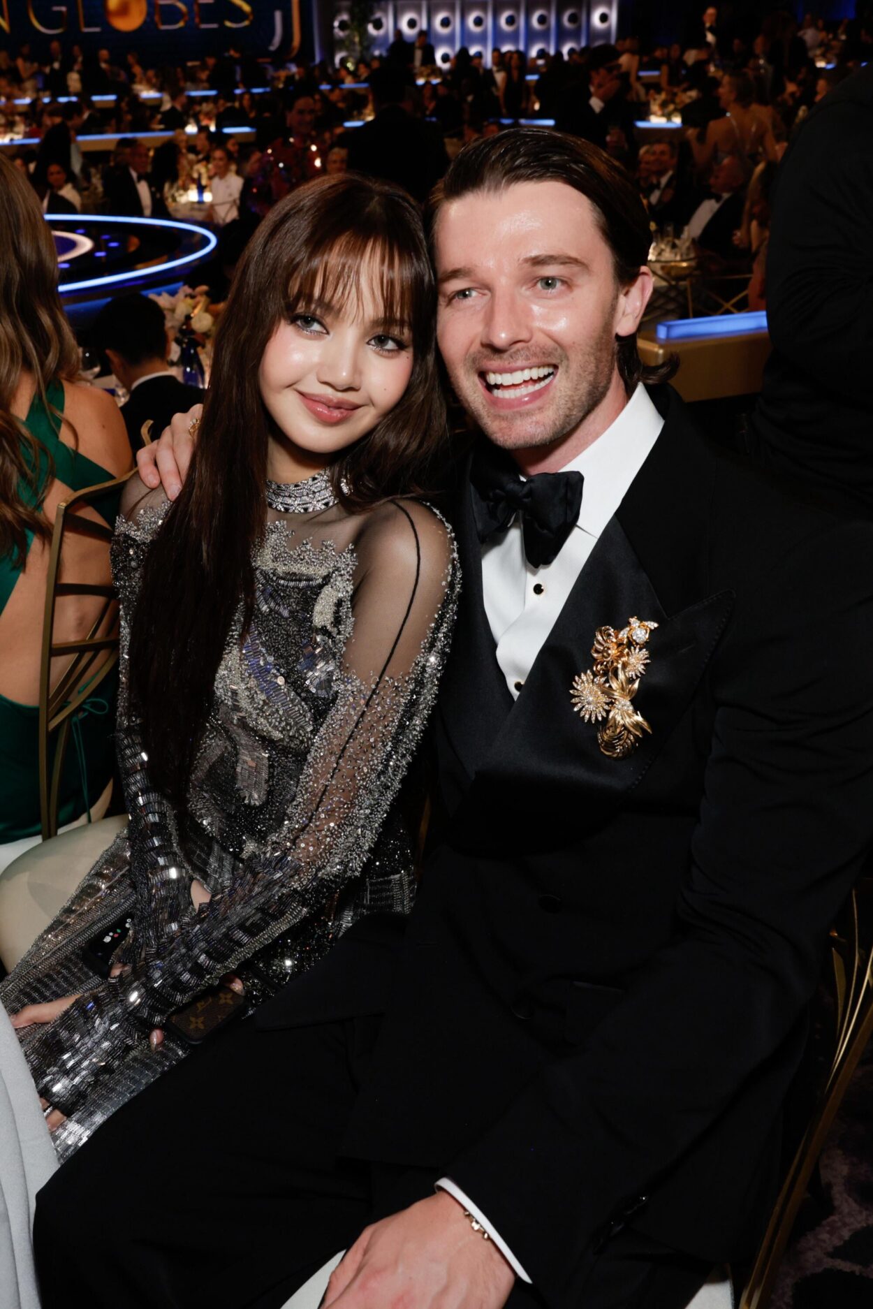 260111 Lisa w/ Patrick Schwarzenegger @ The 83rd Golden Globe Awards
