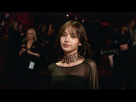 Lisa with Glambot at the 2026 Golden Globes