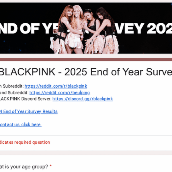 r/BLACKPINK - 2025 End of Year Survey