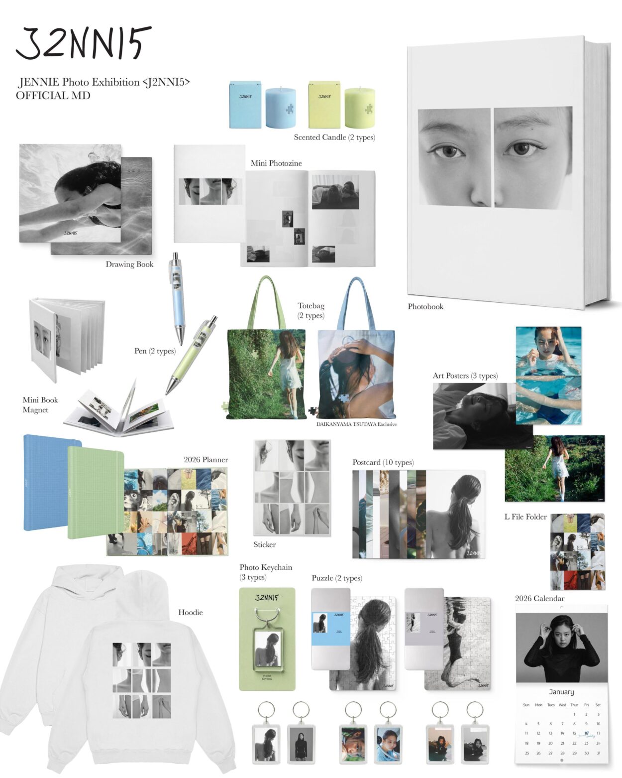 260115 JENNIE Photo Exhibition <J2NNI5> OFFICIAL MD LIST