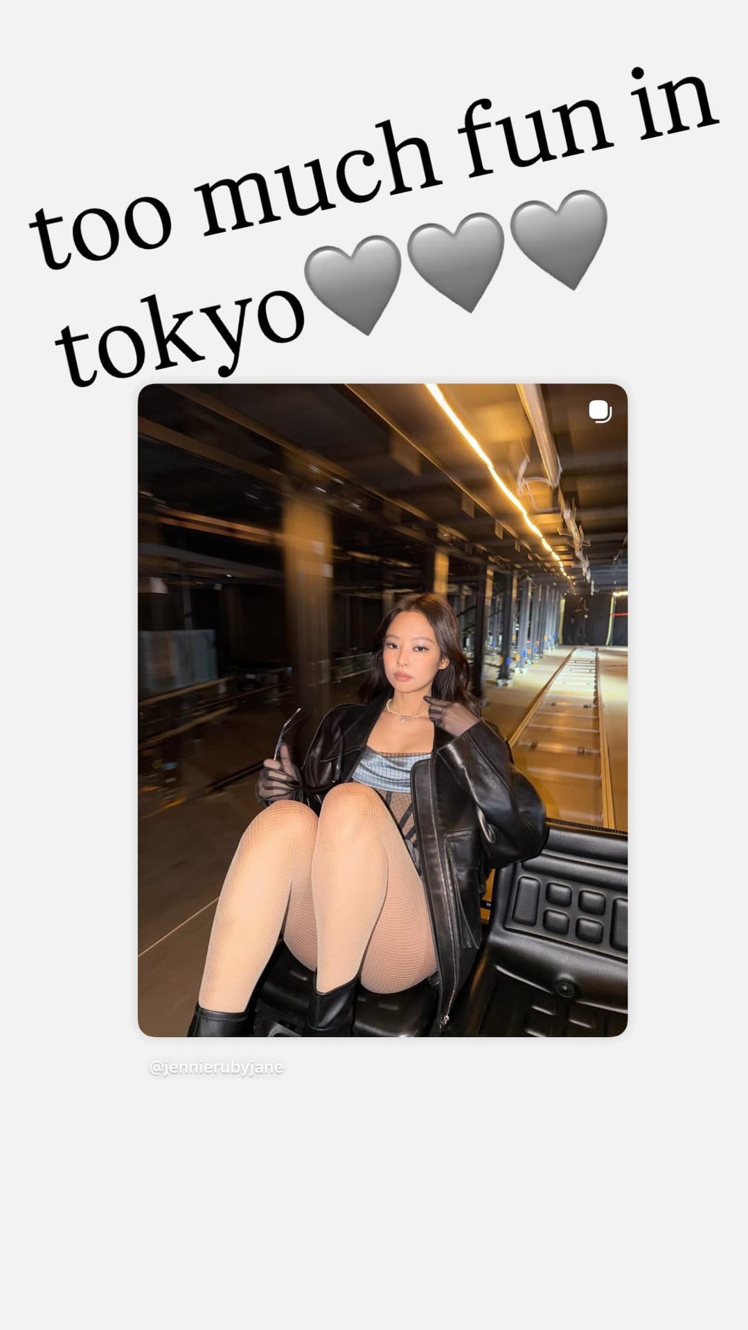 260124 Jennie IG Story Update