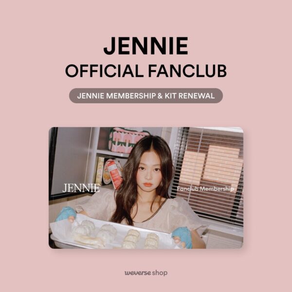 260223 JENNIE OFFICIAL FANCLUB JENNIE MEMBERSHIP & KIT Renewed