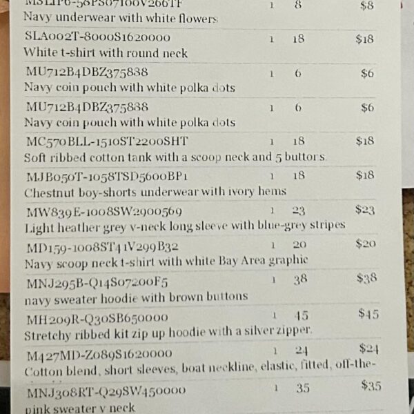 260207 Rosé spotted in Brandy Melville in Bay Area California