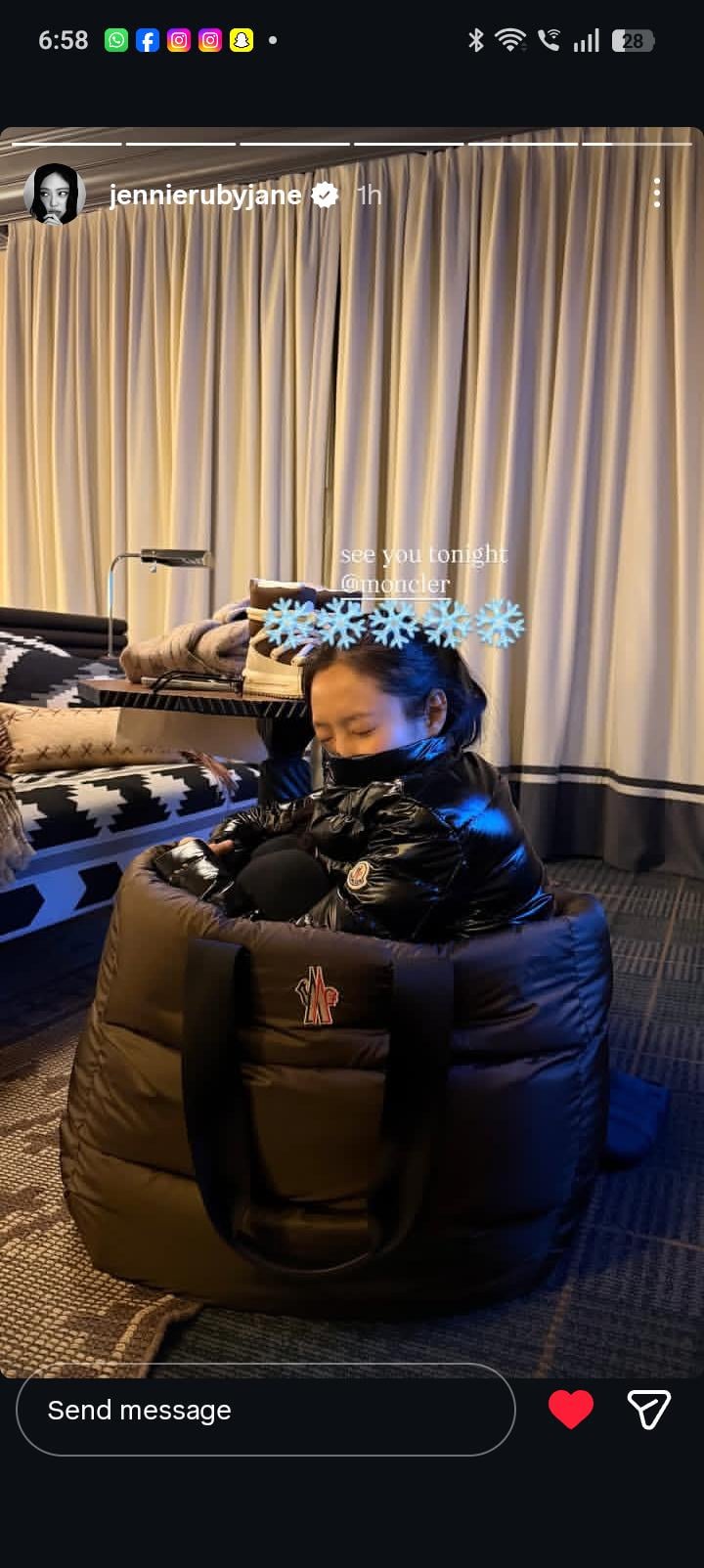 260201 Jennie's Ig Update, source ig