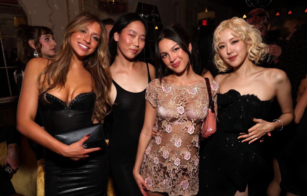 260202 ROSÉ w/ Tate McRae, Madison Hu & Olivia Rodrigo @ The 68th Annual Grammy Awards Afterparty