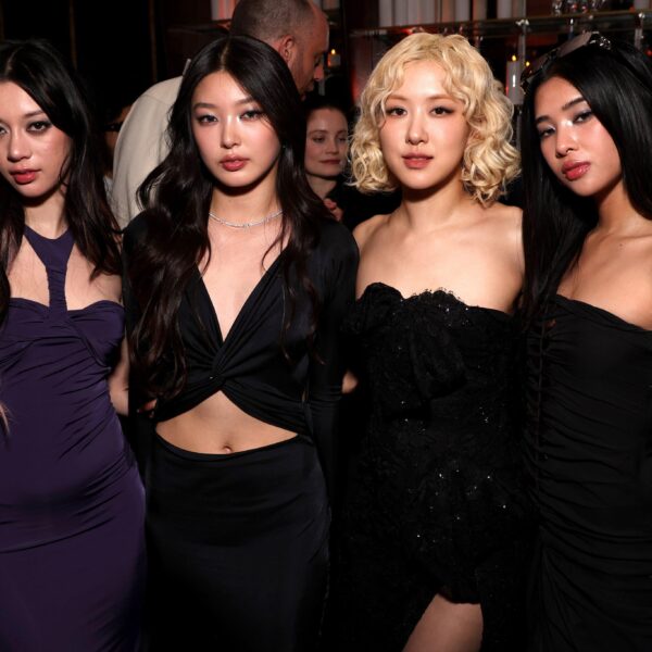 260202 ROSÉ w/ Katseye's Megan, Yoonchae, & Sophia @ The Grammys Afterparty