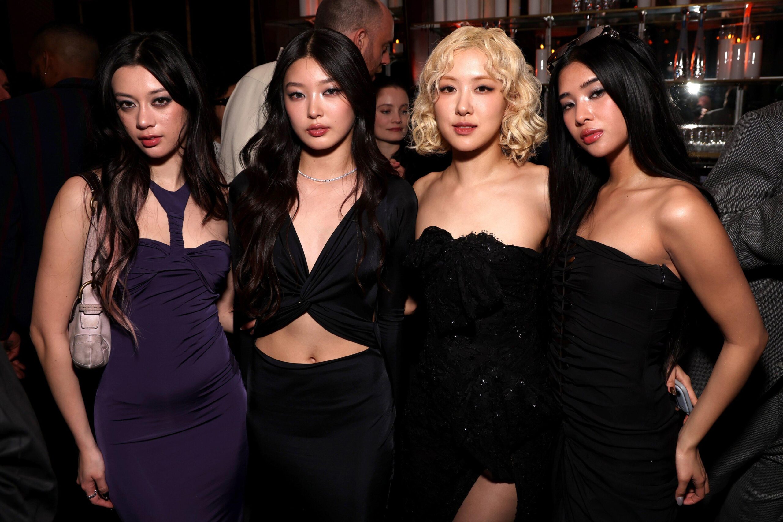 260202 ROSÉ w/ Katseye's Megan, Yoonchae, & Sophia @ The Grammys Afterparty