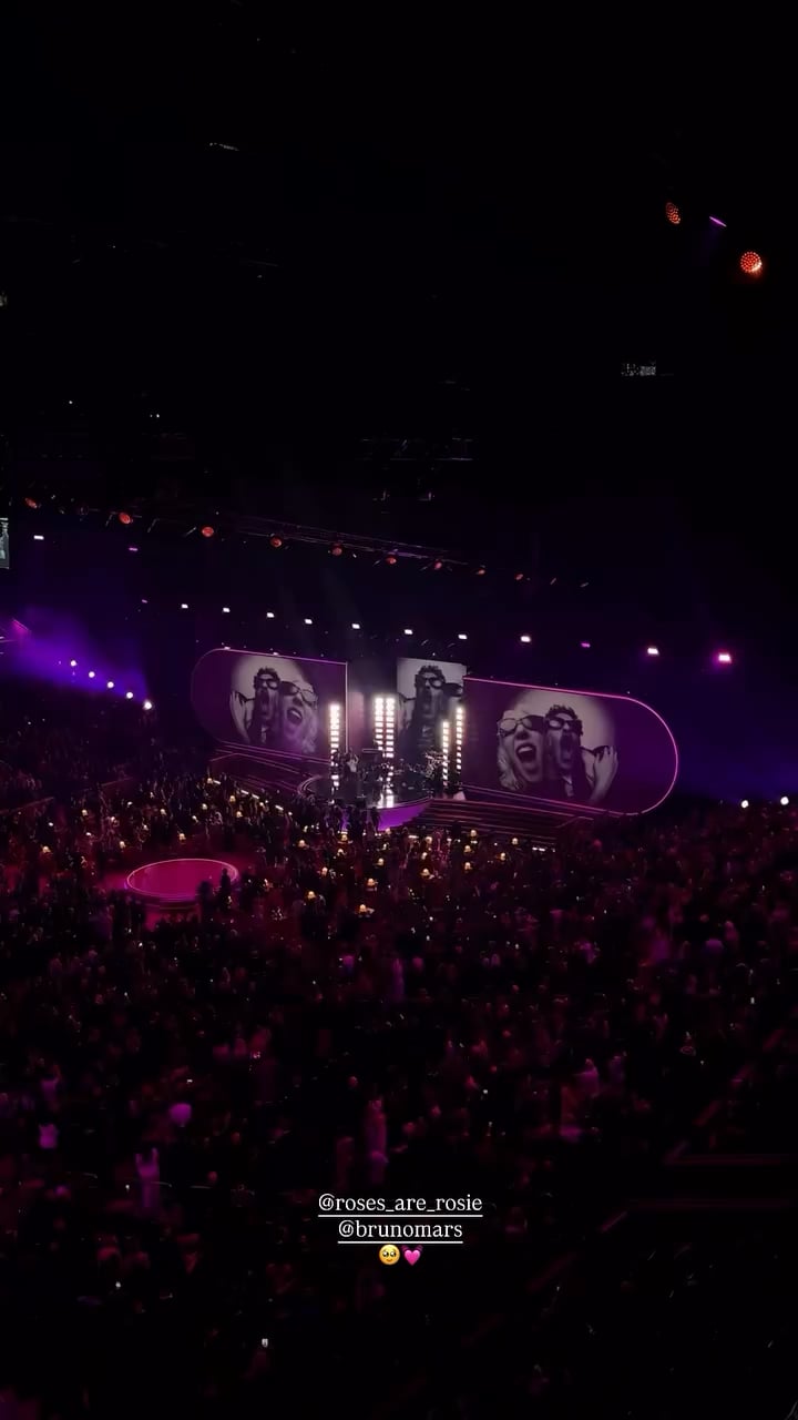 260201 joanday IG Story Update w/ Rosé & Bruno Mars