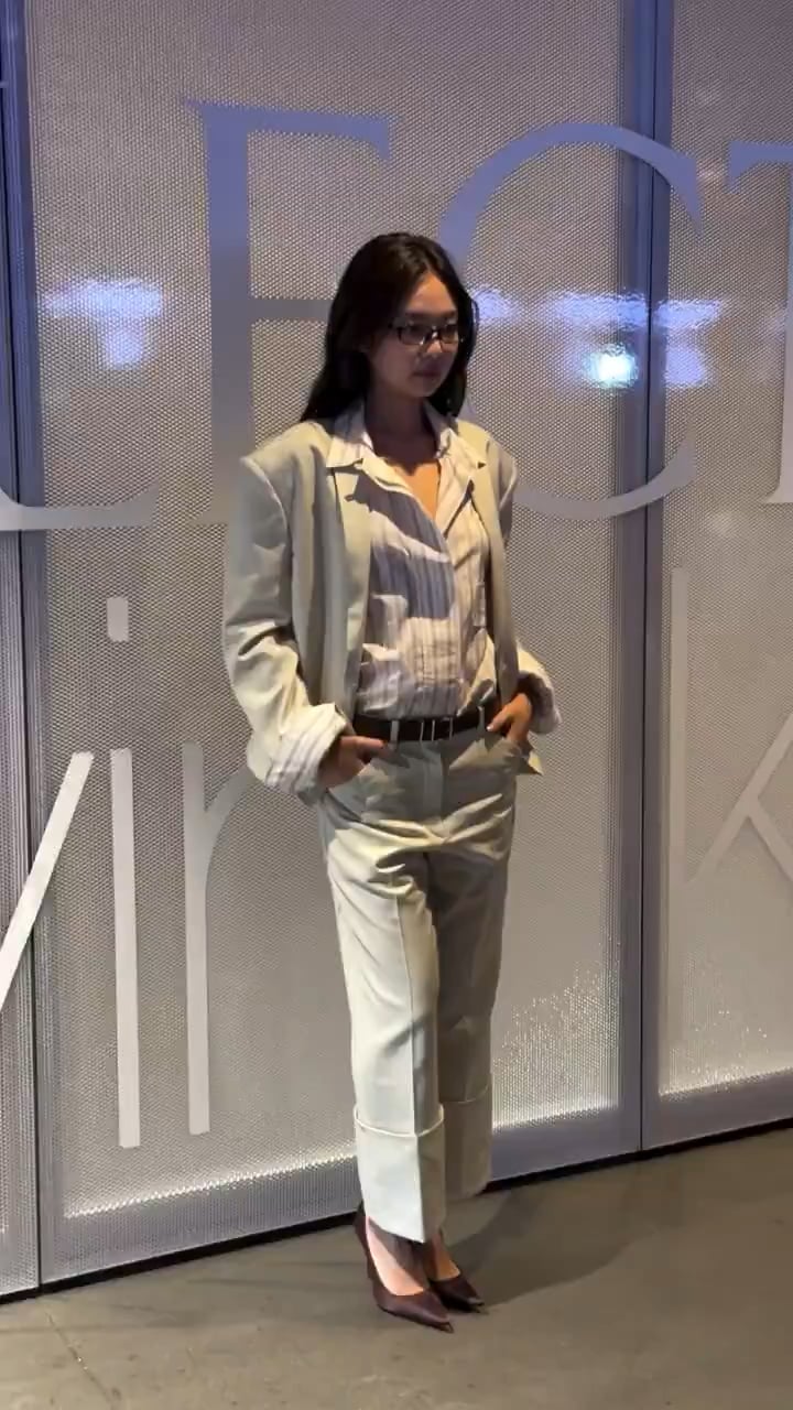 260213 Jennie arrives at Calvin Klein New York Fashion Week