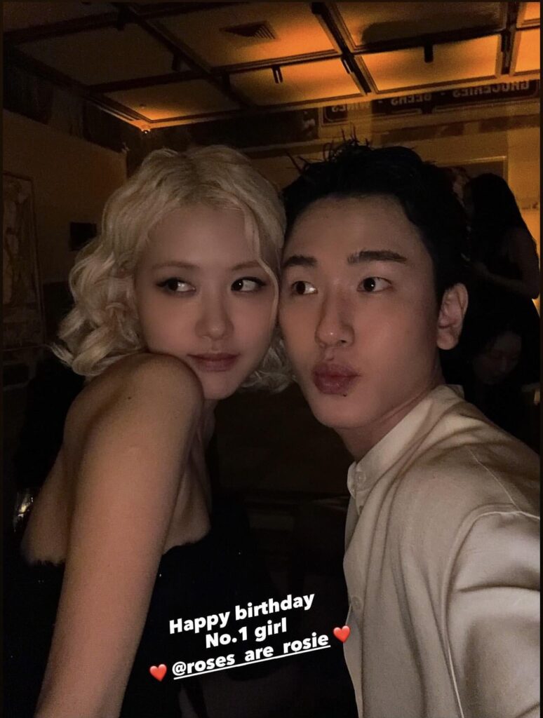 260211 Samuel Lim IG Story Update w/ ROSÉ